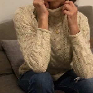 Lauren Jeans Company Cable Sweater